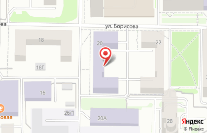 ЗАО Автоматика на улице Борисова на карте