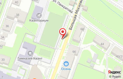 Амелия на Большой Московской улице на карте