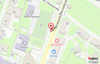 Афродита на Большой Московской улице на карте