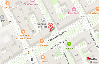 Продуктовый магазин в Санкт-Петербурге на карте