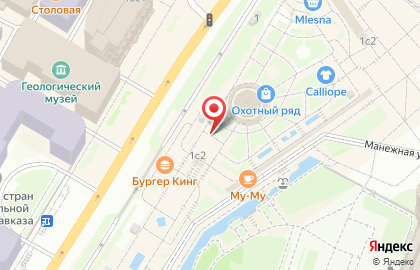 Терминал МТС-Банк на Манежной улице на карте