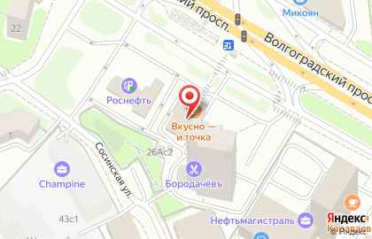 McDonald's на Волгоградском проспекте на карте