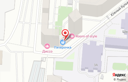 Супермаркет Пятёрочка в Москве на карте