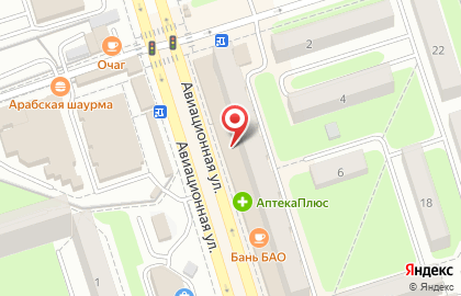 Торгово-производственная компания МИГ-Сервис на Авиационной улице на карте