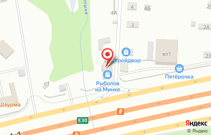 Магазин строительных и отделочных материалов на ул. Бутынь д, 1а на карте