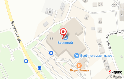 Книжный магазин Читай-город на Весенней улице в Волгодонске на карте