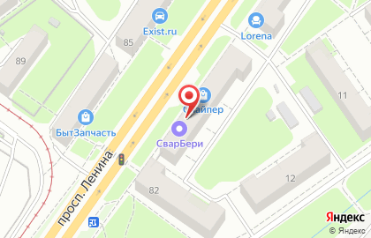 Салон Техно-Сварка на проспекте Ленина на карте