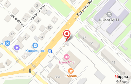 Магазин фруктов и овощей на Тагильской улице на карте