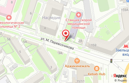 Киоск по продаже фруктов и овощей в Новосибирске на карте