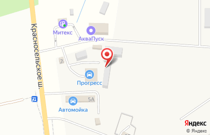 Тимк на Красносельском шоссе на карте