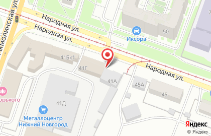 Автосервис в Нижнем Новгороде на карте