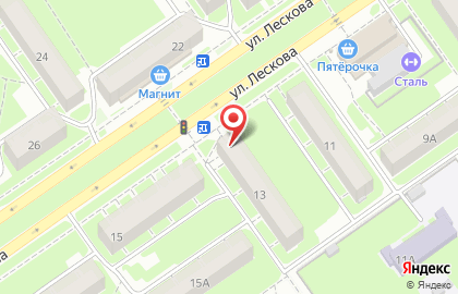 Федеральная сеть Фианит-Ломбард на улице Лескова на карте