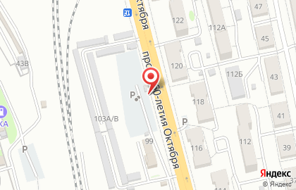 Автостоянка в Хабаровске на карте