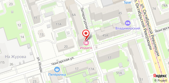 Салон красоты ИНДИГО на карте