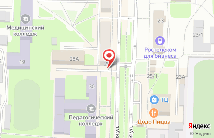 Киоск по продаже фруктов и овощей Надежда на карте