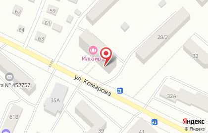 Детский развивающий центр Умка на улице Комарова на карте