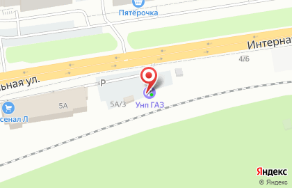 АГЗС Aгзс на Интернациональной улице на карте
