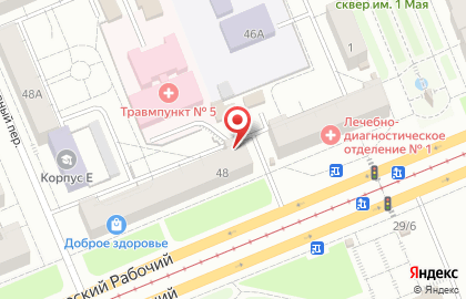 Участковый пункт полиции №2, Отдел полиции №4 на карте