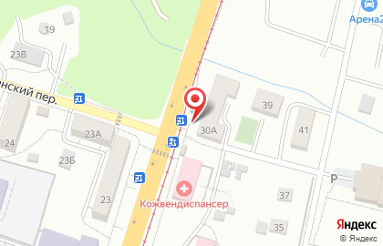 Продуктовый магазин на Краснореченской улице на карте