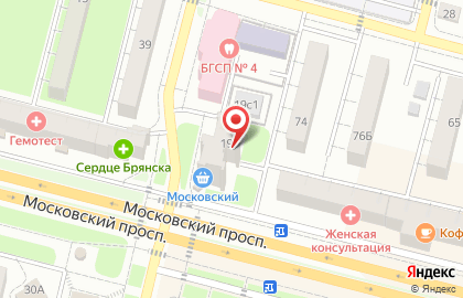 Магазин сантехники в Брянске на карте