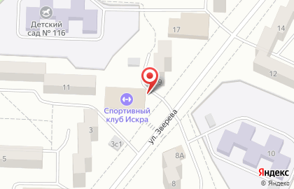 Спортивный клуб FightClub Чердак в Падунском районе на карте