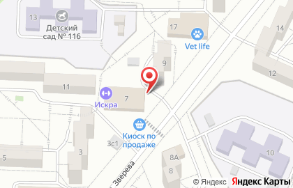 Спортивный клуб FightClub Чердак в Падунском районе на карте