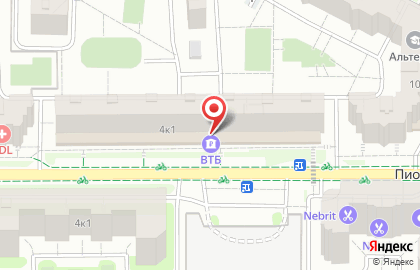 Банкомат ВТБ в Москве на карте
