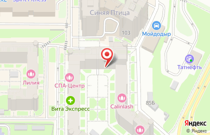 Квартирное бюро Колосс в Ново-Савиновском районе на карте
