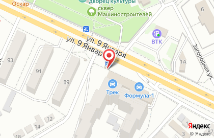 Киоск быстрого питания Русский аппетит на улице 9 Января на карте