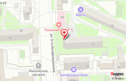 Пекарня-кулинария на улице 3-го Интернационала на карте