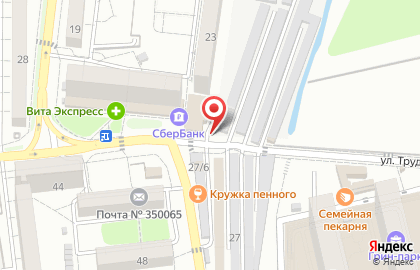Гаражный кооператив №30 в Краснодаре на карте