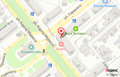 Магазин зоотоваров на улице Карла Маркса на карте