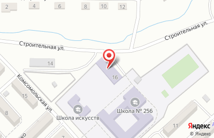 Дом детского творчества на Комсомольской на карте
