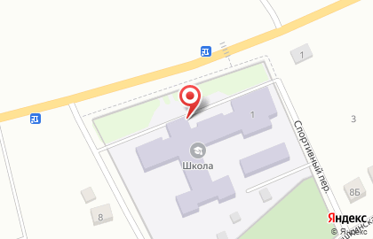 Губаревская средняя общеобразовательная школа на карте
