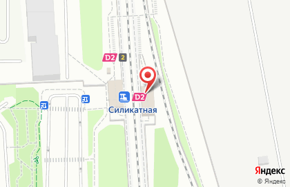 Железнодорожная станция Силикатная на Тепличной улице на карте
