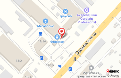 Компания Форнакс в Новосибирске на карте