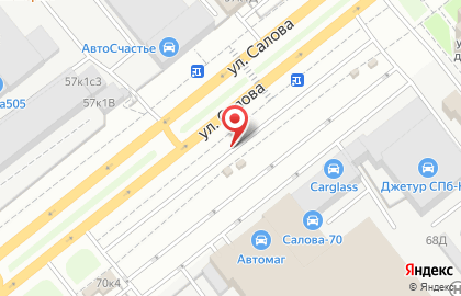 Магазин фастфудной продукции в Фрунзенском районе на карте
