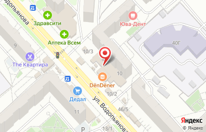 Сеть брендированных салонов Билайн на улице Водопьянова на карте