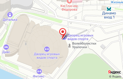 Компания заказа билетов Уралбилет в Железнодорожном районе на карте