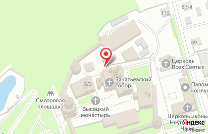 Г. Серпухов Служба Судебных Приставов на карте