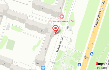 Магазин разливных напитков на Звёздной улице на карте