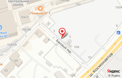 Кафе-пельменная Соляночка в Ленинском районе на карте