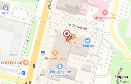 Банкомат Автовазбанк, филиал в г. Чебоксары на улице Карла Маркса на карте