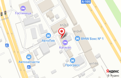 Автосервис Кабстар на карте