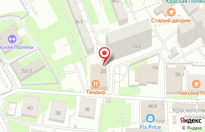 Форвита на Краснополянской улице на карте