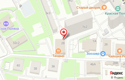 Мастерская по ремонту обуви на Краснополянской, 28 на карте