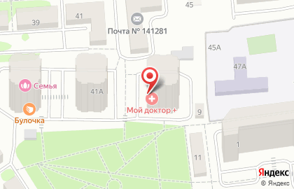 Медицинский центр Мой Доктор на Хлебозаводской улице на карте