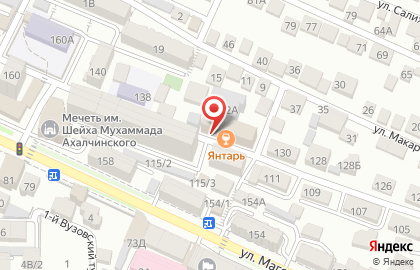 Кафе Янтарь в Кировском районе на карте