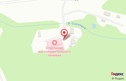 Новокузнецкая городская клиническая больница №1 им. Г.П. Курбатова в Сосновке на карте