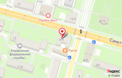Агентство недвижимости Русский Фонд Недвижимости Северо-Запад на Санкт-Петербургском проспекте на карте